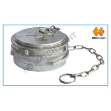 Aluminum Guillemin Plug with Chain Type Fire Hose Coupling